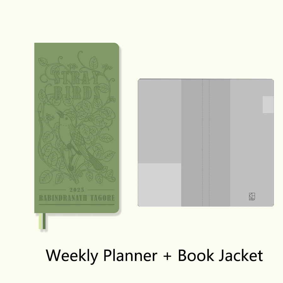 Kinbor 2025 Weekly Plan Book Two Pages A week Schedule Book Self Disciplined Punch Book Efficiency Manual Daily Time Management