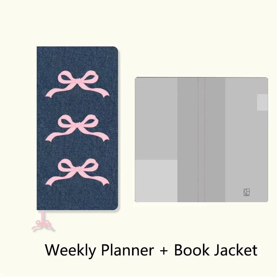 Kinbor 2025 Weekly Plan Book Two Pages A week Schedule Book Self Disciplined Punch Book Efficiency Manual Daily Time Management