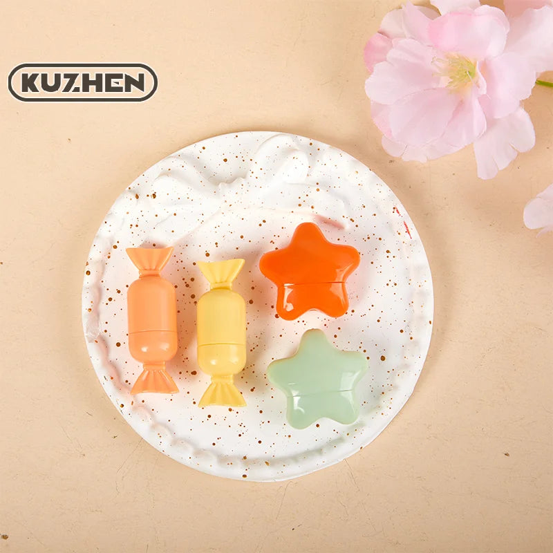 Mini Silicone Lip Brush Cartoon Angled Concealer Brushes Lip Balm Lip Gloss Concealer Brushes Make Up Brushes