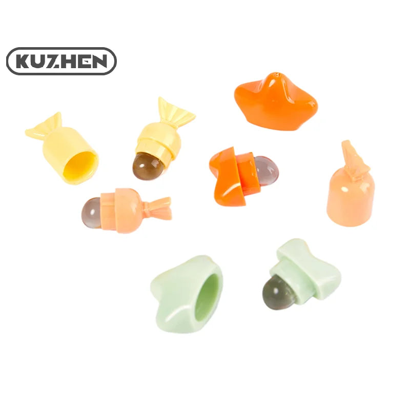 Mini Silicone Lip Brush Cartoon Angled Concealer Brushes Lip Balm Lip Gloss Concealer Brushes Make Up Brushes
