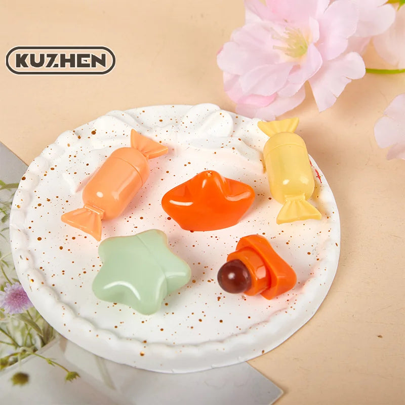 Mini Silicone Lip Brush Cartoon Angled Concealer Brushes Lip Balm Lip Gloss Concealer Brushes Make Up Brushes